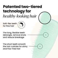 Tangle Teezer Fine & Fragile - plaukų šepetys - Jade Lagoon