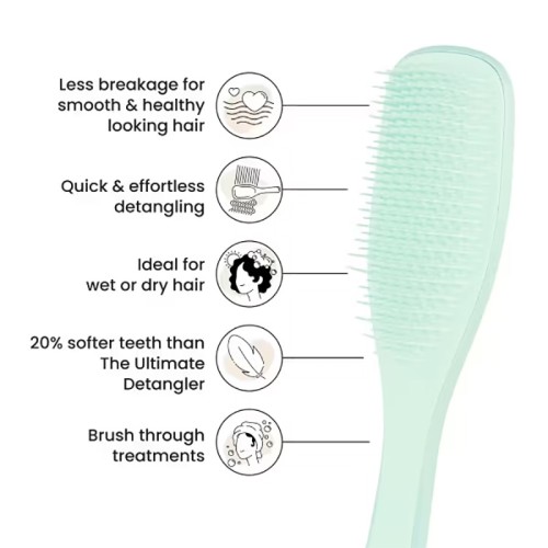 Tangle Teezer Fine & Fragile - plaukų šepetys - Jade Lagoon