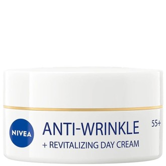 Nivea Anti-Wrinkle Revitalizing 55+ - dieninis kremas nuo raukšlių, 50 ml