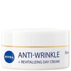 Nivea Anti-Wrinkle Revitalizing 55+ - dieninis kremas nuo raukšlių, 50 ml