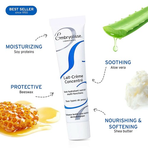 Embryolisse Moisturizing Multi-Function Cream - daugiafunkcis drėkinamasis kremas, 75 ml