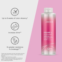 Joico Colorful Anti-Fade Shampoo - spalvą saugantis šampūnas dažytiems plaukams, 1000 ml