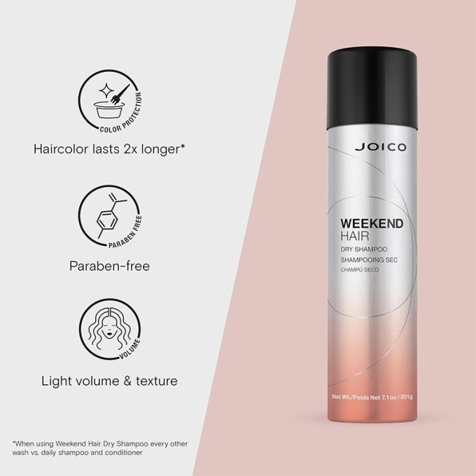 Joico Weekend Hair Dry Shampoo - sausas šampūnas, 250 ml