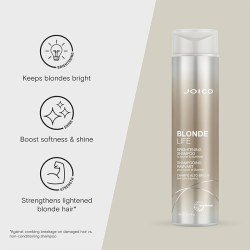 Joico Blonde Life Brightening Shampoo - šampūnas šviesiems plaukams, 300 ml