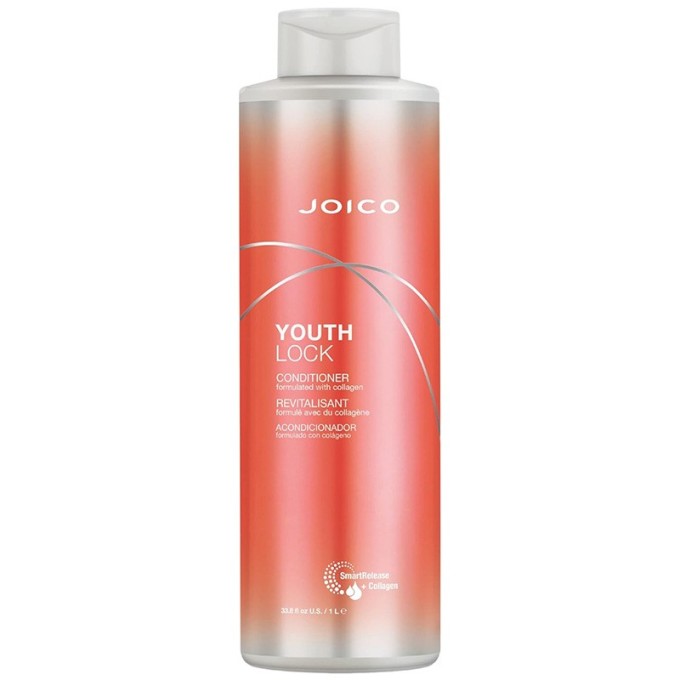 Joico Youth Lock Conditioner - kondicionierius sausiems ir lūžinėjantiems plaukams, 1000 ml