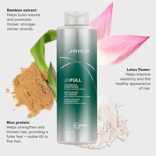 Joico JoiFull Volumizing Conditioner - apimties suteikiantis kondicionierius, 1000 ml