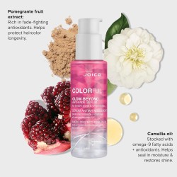 Joico Colorful Glow Beyond Anti-Fade Serum - serumas dažytiems plaukams, 63 ml