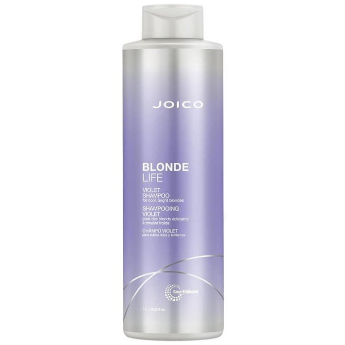 Joico Blonde Life Violet Shampoo - violetinis šampūnas, neutralizuojantis geltonus ir žalvarinius