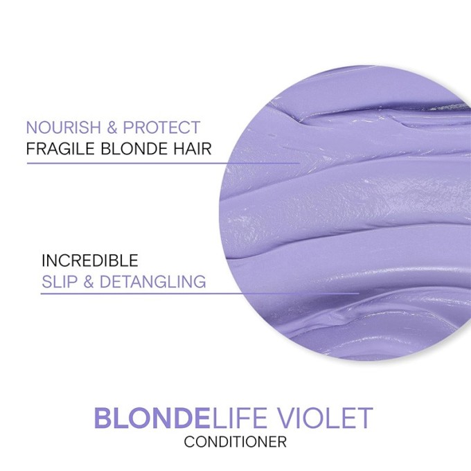 Joico Blonde Life Violet Conditioner- kondicionierius, neutralizuojantis geltonus ir žalvarinius