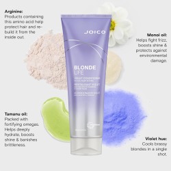 Joico Blonde Life Violet Conditioner- kondicionierius, neutralizuojantis geltonus ir žalvarinius
