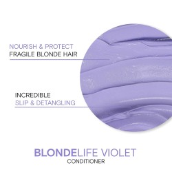Joico Blonde Life Violet Conditioner- kondicionierius, neutralizuojantis geltonus ir žalvarinius