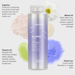 Joico Blonde Life Violet Conditioner- kondicionierius, neutralizuojantis geltonus ir žalvarinius