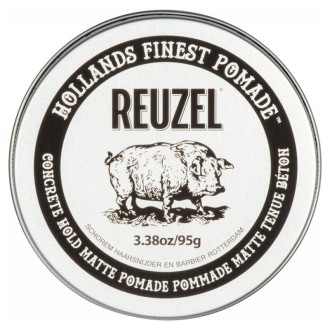 Reuzel Concrete Hold Matte Pomade - stiprios fiksacijos, matinio atspalvio plaukų formavimo pomada