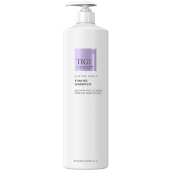 Tigi Copyright Custom Care Toning Shampoo - violetinis šampūnas geltonų ir žalvarinių atspalvių