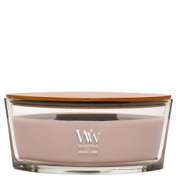 WoodWick Patchouli Créme Loď ( krém z pačuli ) - Vonná svíčka 453.6g