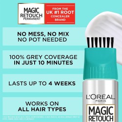 L´Oréal Magic Retouch Permanent Color - ilgalaikiai plaukų šaknų dažai ataugusiems ir žiliems