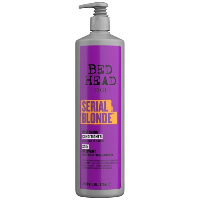 Tigi Bed Head Serial Blonde Conditioner - kondicionierius chemiškai apdorotiems plaukams, 970 ml