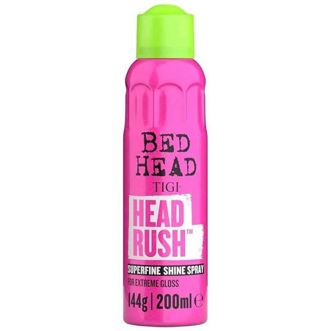 Tigi Bed Head Headrush Spray - purškiklis, skirtas suteikti plaukams intensyvaus blizgesio, 200 ml