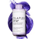 Olaplex Blonde Enhancer No.4P Shampoo - violetinis šampūnas šviesintiems ir žilams plaukams, 250 ml