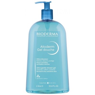 Bioderma Atoderm Gentle Shower Gel - dušo želė sausai odai, 1000 ml