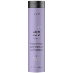 Lakmé Teknia White Silver Shampoo - šampūnas neutralizuojantis nepageidaujamus geltonus atspalvius