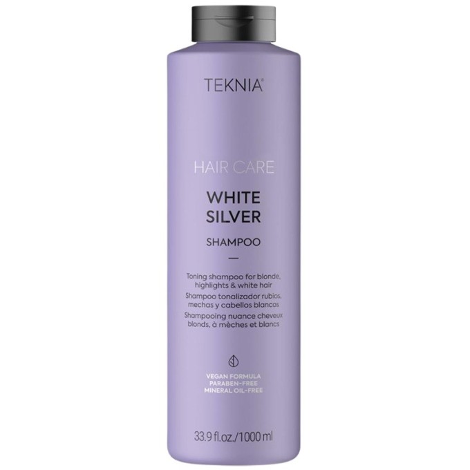 Lakmé Teknia White Silver Shampoo - šampūnas neutralizuojantis nepageidaujamus geltonus atspalvius