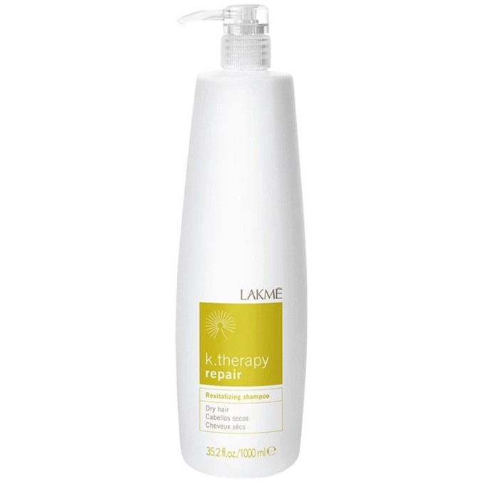 Lakmé K.Therapy Repair Shampoo - šampūnas sausiems ir pažeistiems plaukams, 1000 ml
