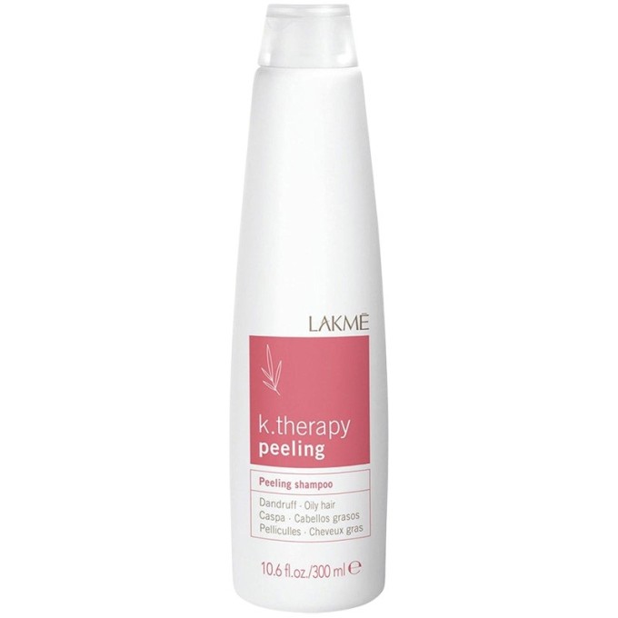 Lakmé K.Therapy Peeling Shampoo Oily Hair - šampūnas nuo pleiskanų riebiai galvos odai, 300 ml