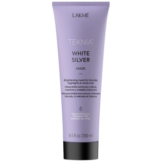 Lakmé Teknia White Silver Mask - kaukė neutralizuojanti nepageidaujamus gelsvus atspalvius, 250 ml
