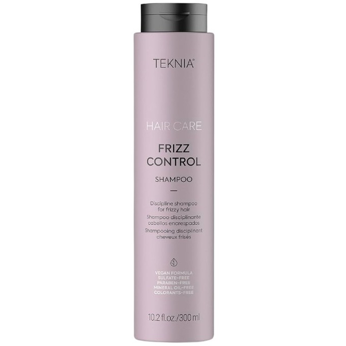Lakmé Teknia Frizz Control Shampoo - šampūnas nepaklusniems ir besipučiantiems plaukams, 300 ml