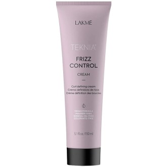 Lakmé Teknia Frizz Control Cream - garbanas formuojantis kremas plaukams, 150 ml