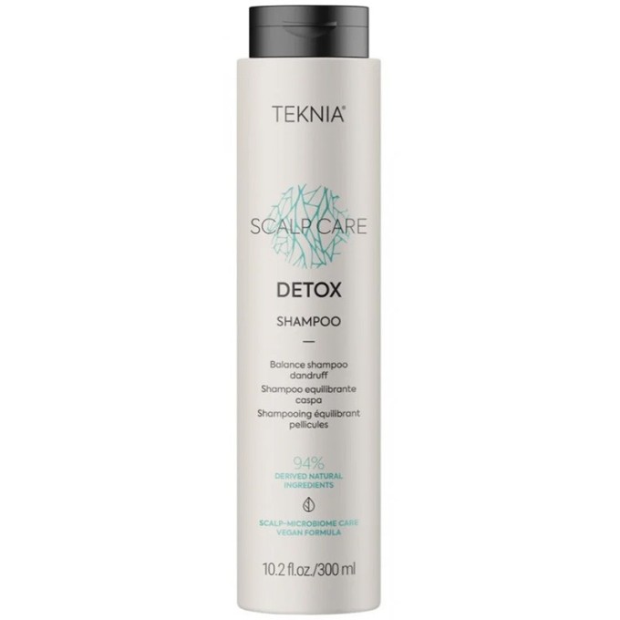 Lakmé Teknia Scalp Care Detox Shampoo - detoksikuojantis šampūnas nuo pleiskanų, 300 ml