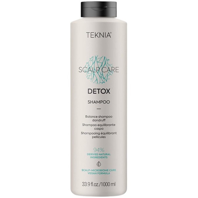 Lakmé Teknia Scalp Care Detox Shampoo - detoksikuojantis šampūnas nuo pleiskanų, 1000 ml