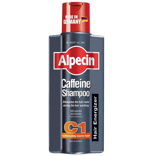 Alpecin C1 Energizer Coffein Shampoo - šampūnas su kofeinu vyrams, 375 ml