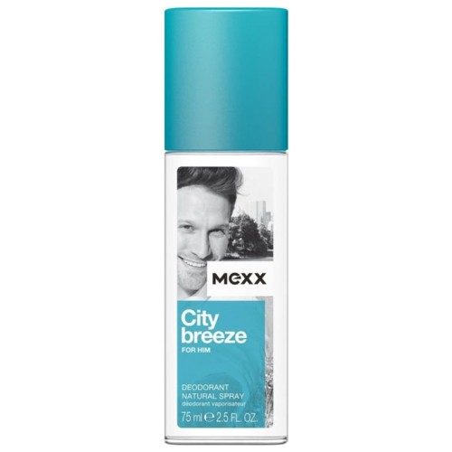 Mexx City Breeze for Him Deodorant - purškiamas dezodorantas vyrams, 75 ml