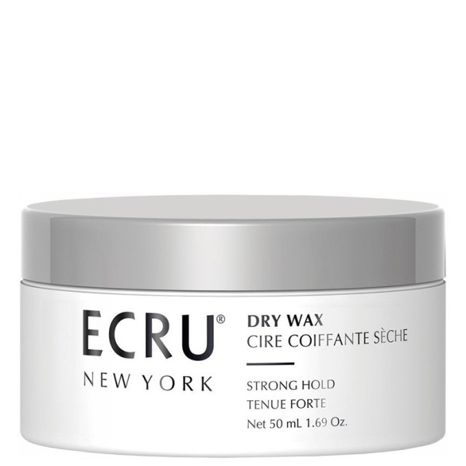 Ecru New York Dry Wax - matinis plaukų vaškas, suteikiantis stiprią fiksaciją, 50 ml