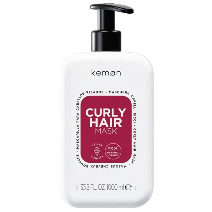 Kemon Curly Hair Shampoo - šampūnas garbanotiems ir banguotiems plaukams, 1000 ml