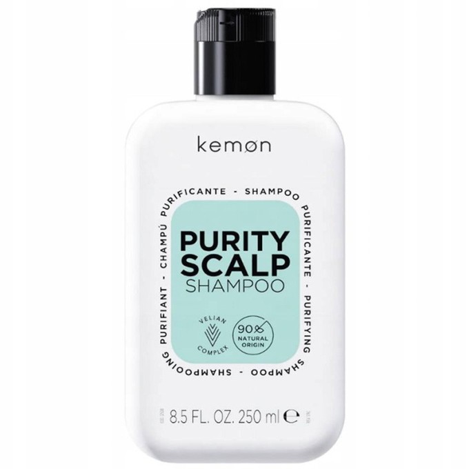 Kemon Purity Scalp Shampoo - valomasis šampūnas riebiai galvos odai ir pleiskanoms, 250 ml