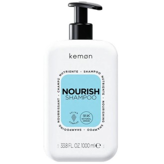 Kemon Nourish Shampoo - Výživný šampon pro poškozené vlasy 1000 ml