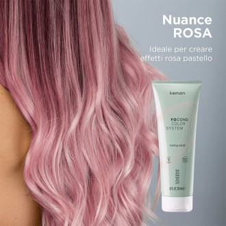 Kemon Yo Cond Color System Toning Cond - tonuojantis kondicionierius, 250 ml - Pink 2