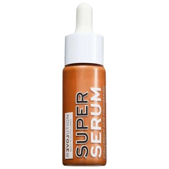 Makeup Revolution Super Serum Hyaluronic Acid Foundation - lengvas, skystas makiažo pagrindas, 25