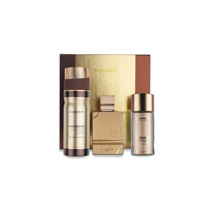 Al Haramain Amber Oud Gold Edition Extreme Gift Set - dovanų rinkinys - Extrait de Parfum 75 ml, 30