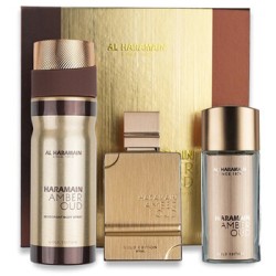 Al Haramain Amber Oud Gold Edition Extreme Dárková sada Extrait de Parfum 75 ml, extrait de parfum 30 ml a tělový závoj 250 ml 7