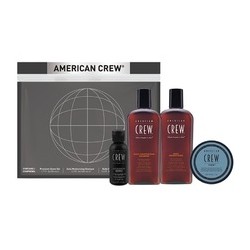 American Crew Essential Travel Ki Gift Set - plaukų priežiūros rinkinys, 300 ml