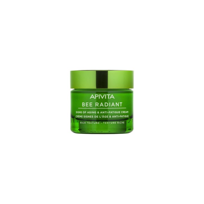 Apivita Bee Radiant Signs of Aging & Anti-Fatigue Cream - veido kremas nuo raukšlių, 50 ml