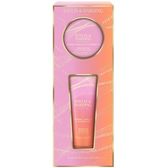 Baylis & Harding Body Care Duo ( Jojoba, Vanilla & Almond oil ) - dovanų rinkinys
