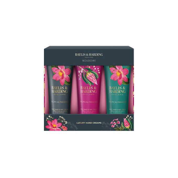 Baylis & Harding Boudoire Luxury Hand Creams Set - rankų kremų rinkinys