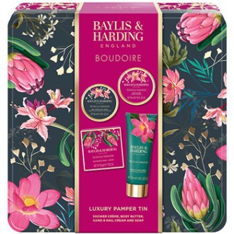 Baylis & Harding Boudoire Tropical Paradise Luxury Pamper Tin - dovanų rinkinys