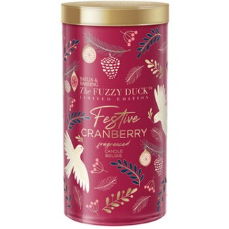 Baylis & Harding Festive Cranberry Fragranced Candle ( Zimní království ) - Vonná svíčka 390.0g