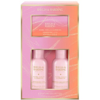 Baylis & Harding Hand & Body Care Set ( Jojoba, Vanilla & Almond oil) - dovanų rinkinys